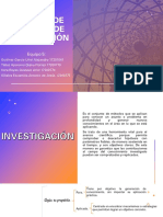 Esquema de Los Tipos de Investigación