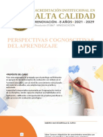 Perspectivas Cognoscitivas Del Aprendizaje