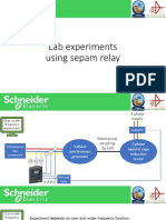 Lab Experiments Using Sepam Relay