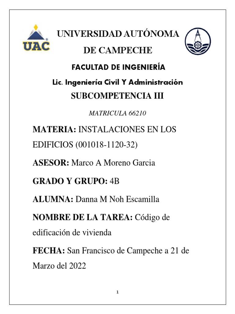 Codigo de Edificacion de Vivienda PDF