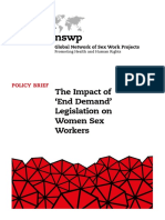 PB Impact of End Demand On Women Sws NSWP - 2018