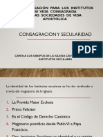 Consagracion y Secularidad