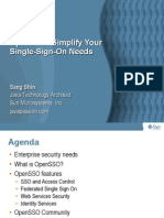 Opensso: Simplify Your Single-Sign-On Needs