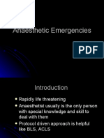 Anaesthetic Emergencies