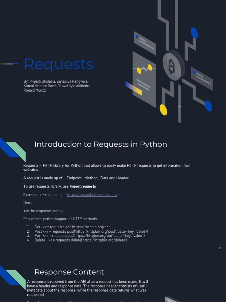 Request in Python | PDF