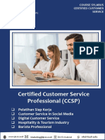 Certified Customer Service Professional (CCSP)