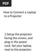 How To Connect A Laptop To A Projector