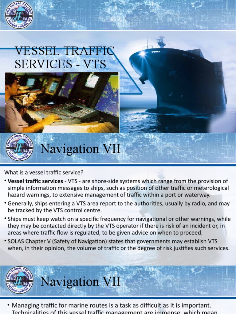 Overview of Vessel Traffic Services (VTS) | PDF | Ships | Radio