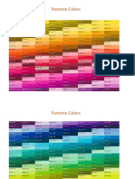 Pantone Color List
