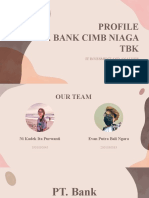 PT Bank CIMB Niaga TBK Profil dan Strategi Digitalisasi