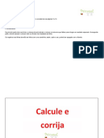 Calcule e Corrija