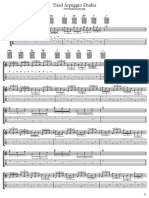 Triad Arpeggio Etudes: F G Am Bdim C DM EM F C