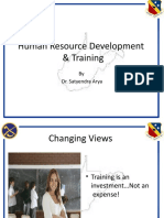 Human Resource Development and Training