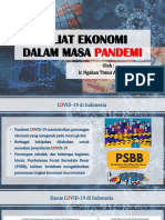 Geliat Ekonomi Dalam Masa Pandemi