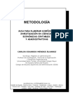 Caratula libro metodología