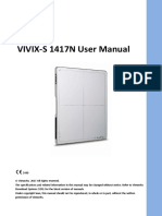 VIVIX-S 1417N User Manual