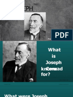 Joseph Conrad: Presented By:nurlanova Aruzhan