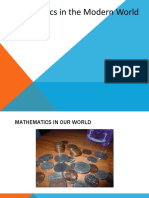 Mathematics in The Modern World