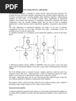 Integrated Circuit Operational Amplifier