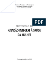 Protocolo de Atencao A Saude Da Mulher