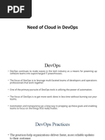 Need of Cloud in DevOps