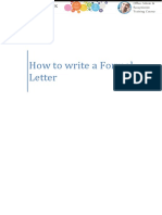 Formal Letter