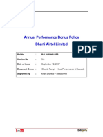 Annual Performance Bonus Policy - BAL