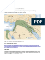 Location of Ancient Mesopotamian Civilization