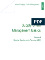 Basics of Supply Chain Managment (Lesson 4)