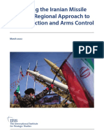 Addressing The Iranian Missile Threat A Regional Approach To Risk Reduction and Arms Control