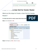 SAP_FICO_User Exit for Vendor Master