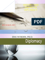 History and Theory of Diplomacy: Iing Nurdin, PH.D