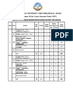 Bharathidasan University, Tiruchirappalli - 620 024 UG Programme - B.Litt. Course Structure Under CBCS