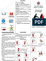 Triptico Uso de Extintores