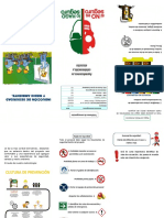 Triptico Seguridad y Medio Ambiente