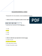 EVALUACIÓN MATEMÁTICA 1 Adecuada