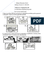 Mastery Test q3 w7 and w8