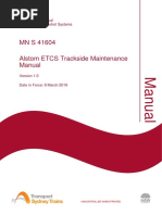 MN S 41604 Alstom ETCS Trackside Maintenance Manual 0