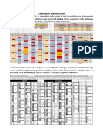 Calendario Lezioni