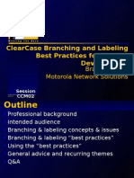 Clearcase Branching and Labeling Best Practices For Parallel Development