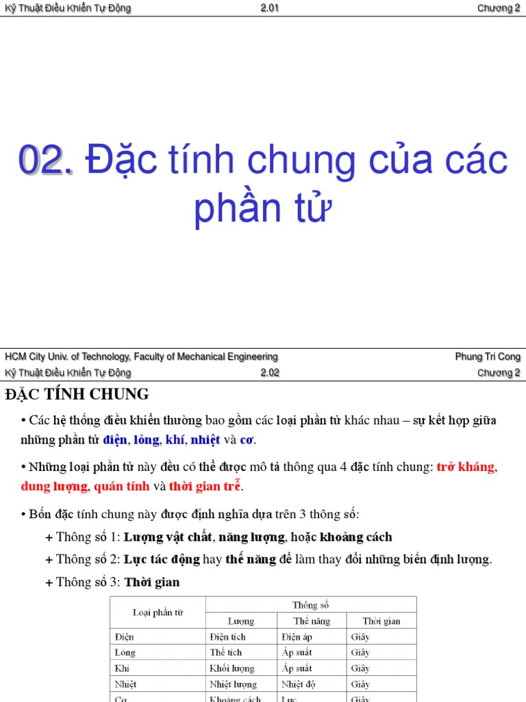 Ch.02 Dac Tinh Phan Tu | PDF