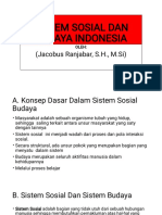 Sistem Sosial Budaya Indonesia