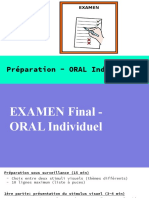 Préparation Finale - Examen Oral Individuel