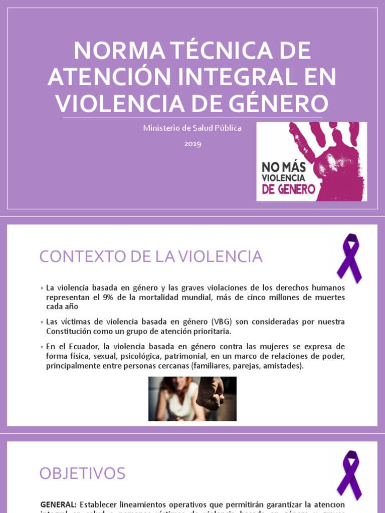 Atención Integral en Violencia de Género IV | PDF | Violación | Violencia
