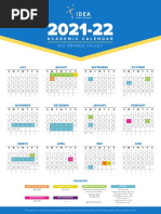 Leander Academic Calendar 21 22 | PDF | Educational Organizations |  Educational Institutions