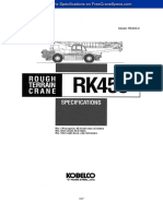 (45T Mobile Crane) - Kobelco RK450 Load Chart