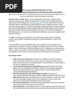 ESO Launches 2022 ESO EMS Index To Track Nationwide Emergency Medical Services Performance Across Key Metrics