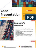 Case Presentation Group - 10 Company's Overview Growth Strategy