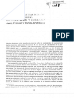 Copia de Tversky, A. Kahneman, D. (1984) - Juicio en Situación de Incertidumbre Heurísticos y Sesgos. en M. Carretero y J. A. García Madruga (Eds.), Lecturas