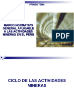 Marco normativo minero en el Perú